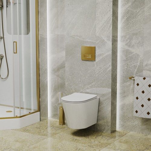 Клавиша смыва механическая Grossman Classic 800.T1.04.310.310 цвет золото - фото 4