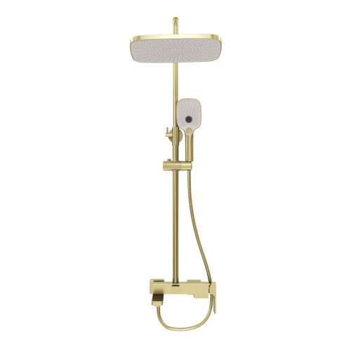 Душевая стойка Grossman Pragma 500.K35.03.320 настенная цвет золото - фото 2
