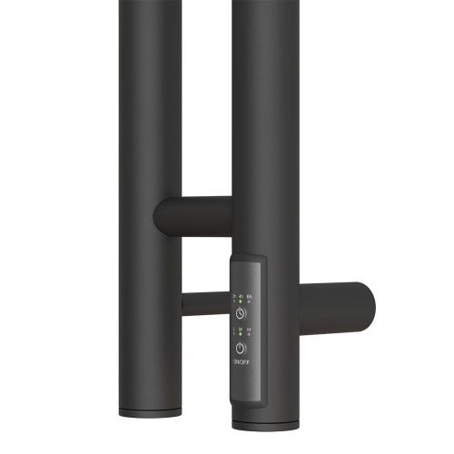 Полотенцесушитель электрический Point Деметра PN12812B 10х120 черный - фото 4