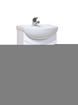 Тумба под раковину Onika Манго 104002 40х20 напольная цвет белый