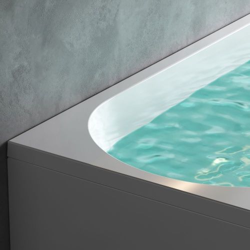 Ванна акриловая Am.Pm X-Joy W94A-180-080W-A 180х80 пристенная прямоугольная без каркаса - фото 5