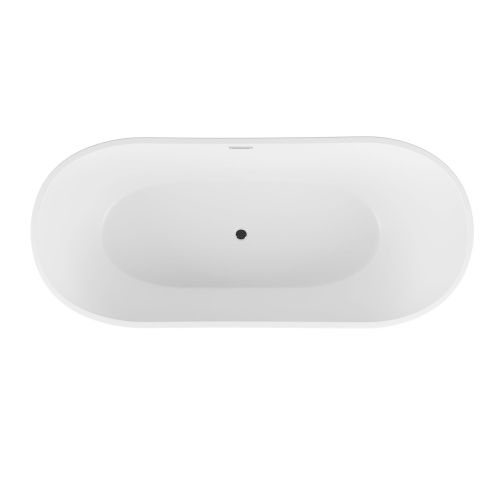 Ванна акриловая Grossman Galaxy GR-2102M 170х75 отдельностоящая овальная с каркасом - фото 3