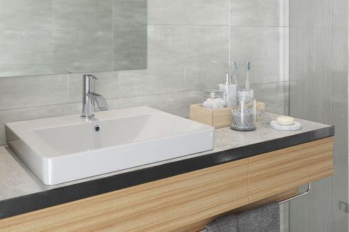 Раковина из сантехнического фарфора Santek Адриана WH501630 50х50 накладная цвет белый - фото 4