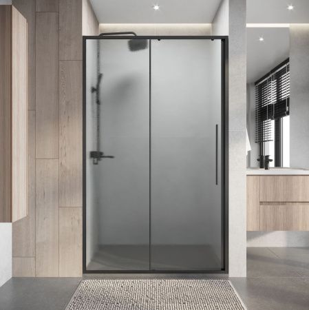 Душевая дверь Niagara Nova NG-34-L11CHGR 110х195 стекло шиншилла профиль графит