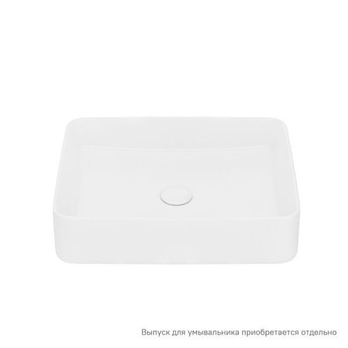 Раковина керамическая Iddis Slide SLIWS02i27 50х40 накладная цвет белый без отверстий под смеситель - фото 2