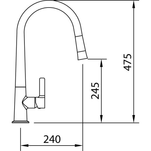 Смеситель для кухни Clever Chef 3 99442 на мойку хром - фото 5