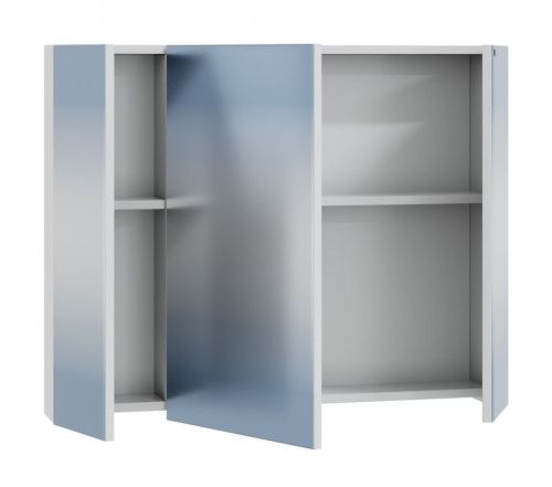 Зеркало-шкаф СанТа Аврора 700348 80х70 подвесной цвет белый - фото 2