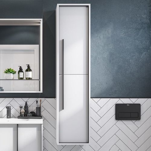 Шкаф-пенал Aquaton Ривьера 1A239203RVX20 30х140 напольный цвет белый - фото 3