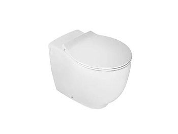 Чаша унитаза приставная Hatria LE FIABE Y1E201 цвет белый без сиденья душевой смыв