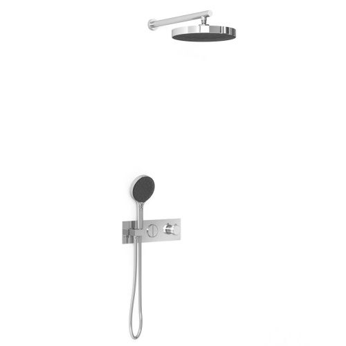 Душевая система Vincea VSFW-422TI2CH встраиваемая в стену цвет хром с термостатом - фото 2
