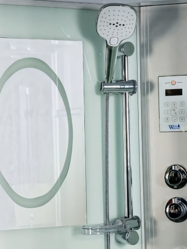 Душевая кабина WeltWasser WW500 10000003285 100х100 пятиугольная с крышей ориентация универсальная - фото 4