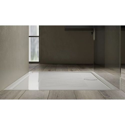 Душевой поддон керамический Hatria LIF H3 Y1W001 100х70 белый - фото 2