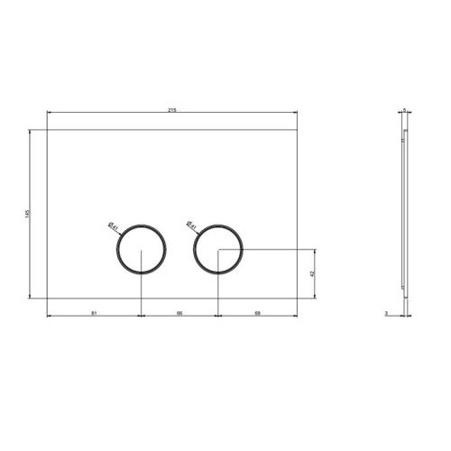 Клавиша смыва механическая Gessi Gessi316 54617#708 цвет медь - фото 2