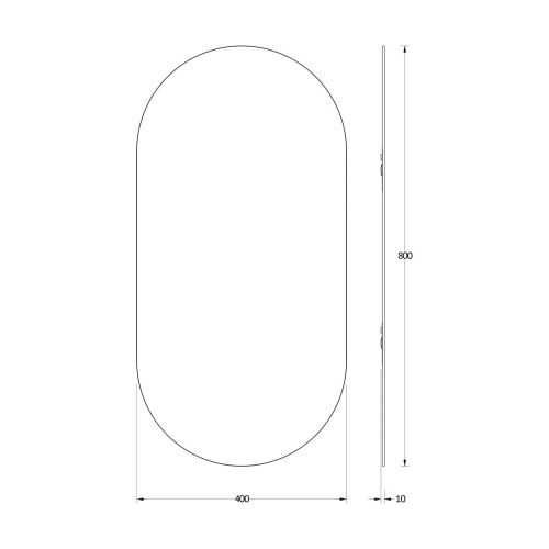Зеркало Evoform Colora BY 0462 40х80 подвесное - фото 2