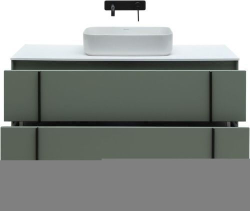 Тумба под раковину Allen Brau Reality 1.32008.CGM 120х50 подвесная цвет зеленый - фото 5