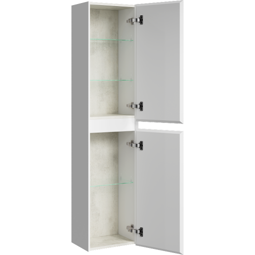 Шкаф-пенал Aqwella Y GE0535WM 40х150 подвесной цвет белый - фото 2