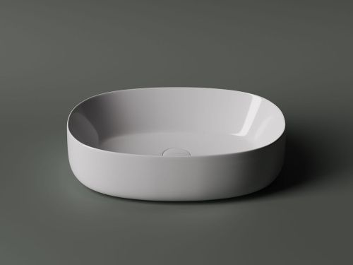 Раковина из сантехнического фарфора Ceramica Nova ELEMENT CN5023 50х40 накладная цвет белый без отверстий под смеситель - фото 4