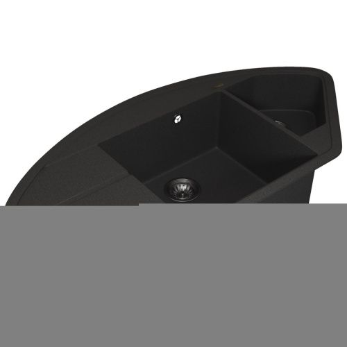 Кухонная мойка Uperwood Quartz Premium UPD-06 3910202123 100х50 цвет черный поверхность матовая - фото 2