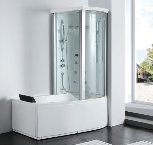 Ванна акриловая Gemy G8040 C R 170х85 пристенная асимметричная с каркасом - фото 2