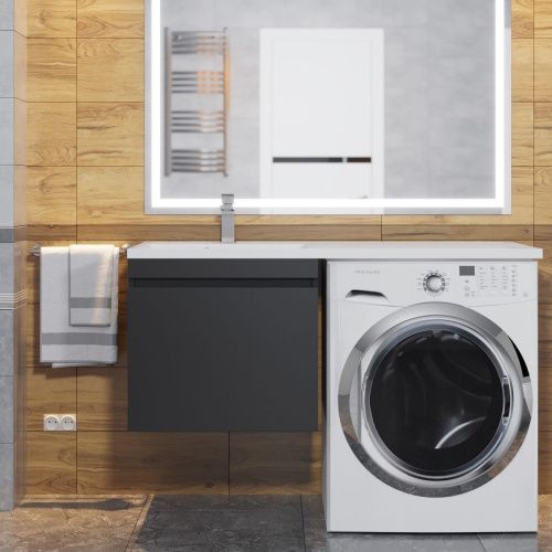 Тумба с раковиной Uperwood Magenta 51930205155 120х50 цвет черный - фото 3