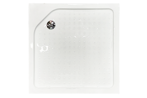 Душевой уголок Royal Bath HPV RB90HPV-C-BL 90х90 стекло матовое профиль черный с поддоном - фото 2