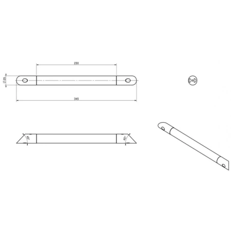 Поручень для душа Langberger Accessories 71155