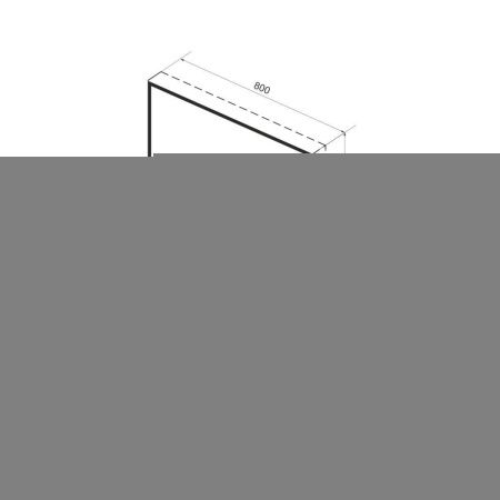 Зеркало с подсветкой Wellsee 7 Rays' Spectrum 172201080 80х120 подвесное