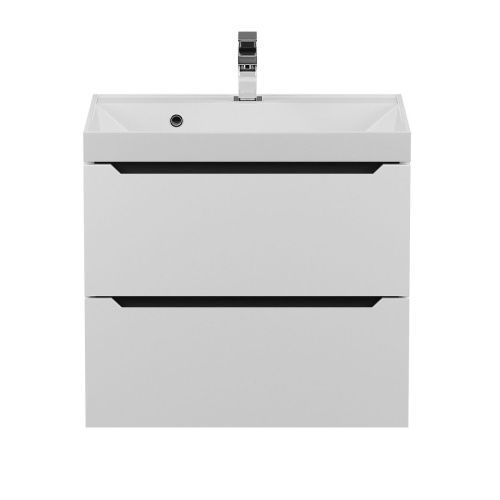 Тумба под раковину Uperwood Tanos 2930205140 60х50 подвесная цвет белый - фото 2