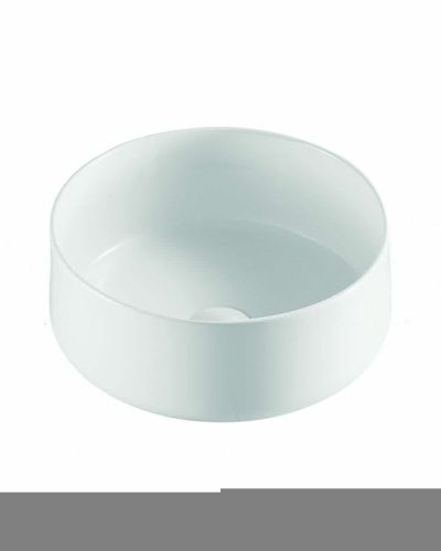 Раковина из сантехнического фарфора Orange B07-345W 30х30 накладная цвет белый - фото 2