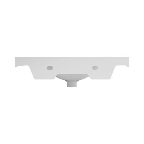 Раковина из сантехнического фарфора Wellsee Bisou 151205000 70х50 подвесная цвет белый 1 отверстие под смеситель - фото 4