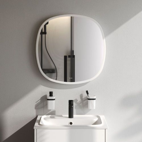 Зеркало с подсветкой Am.Pm Func M8FMOX0651WGS 70х70 подвесное - фото 3