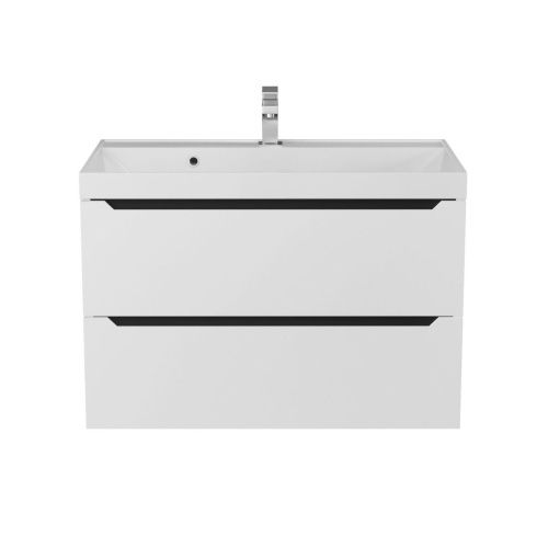 Тумба под раковину Uperwood Tanos 2930205142 80х50 подвесная цвет белый - фото 2