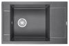 Кухонная мойка Granula 7806, ГРАФИТ 80х50 цвет черный поверхность матовая
