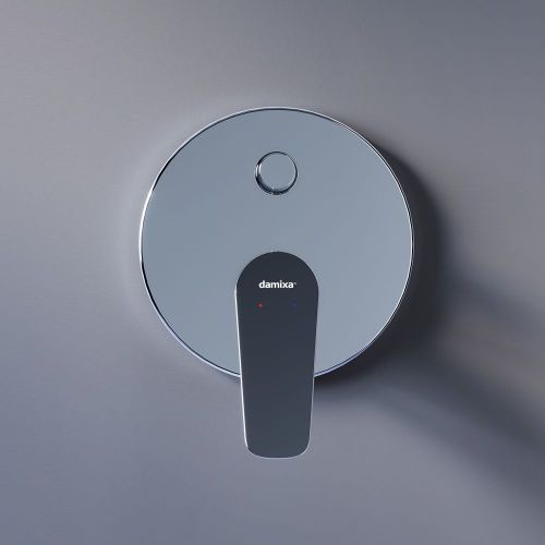 Смеситель для ванны и душа Damixa Jupiter 777100000 встраиваемый в стену хром - фото 3