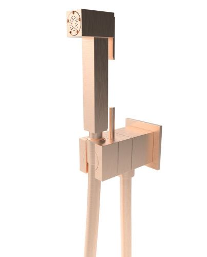 Гигиенический душ со смесителем Graffio Namir KSPAQ101-09RS медь - фото 2