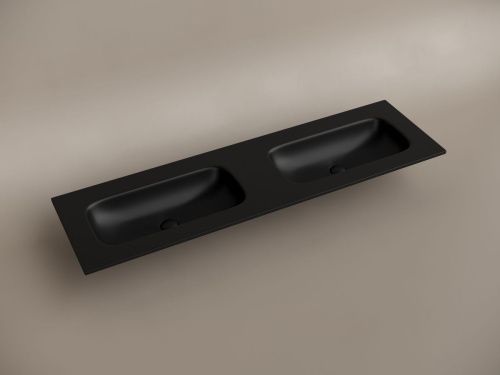 Раковина из сантехнического фарфора Ceramica Nova GRACE CN7023MBwx 160х50 накладная цвет черный - фото 2