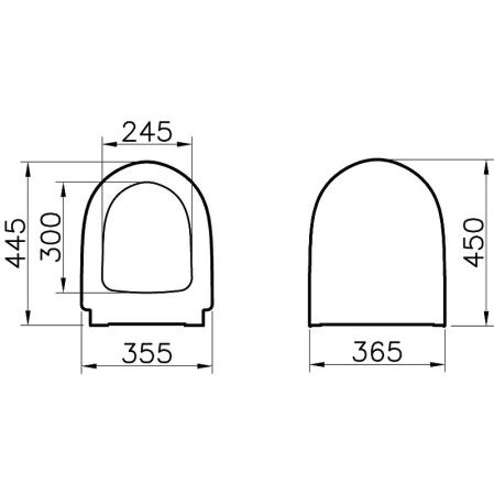 Крышка сиденье Vitra Sento 86-003-009