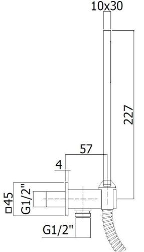 Душевая лейка Paffoni Premium ZDUP095BO цвет белый - фото 2
