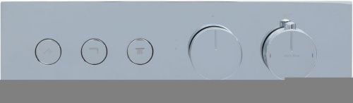 Смеситель для ванны с душем Allen Brau Liberty 5.33003-00 встраиваемый в стену хром с термостатом - фото 3