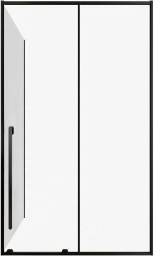 Боковая стенка Allen Brau Fantasy 3.11012.31 80х200 стекло прозрачное профиль черный - фото 2