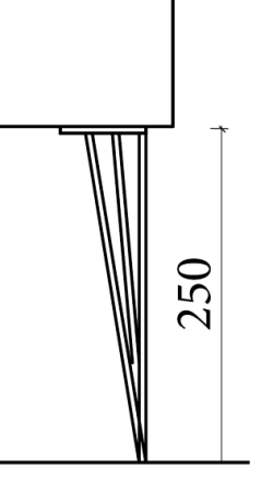 Ножки для мебели Armadi Art Lucido 775-025-CR