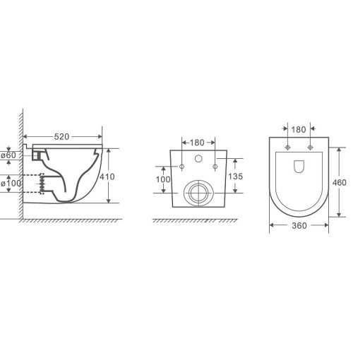 Унитаз подвесной WeltWasser 10000011192 белый с сиденьем микролифт безободковый смыв торнадо - фото 4
