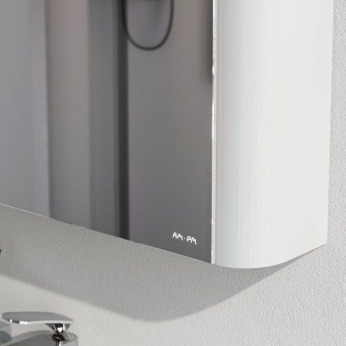 Зеркало-шкаф Am.Pm Sensation M30MCL0801WG 80х70 подвесной цвет белый - фото 5