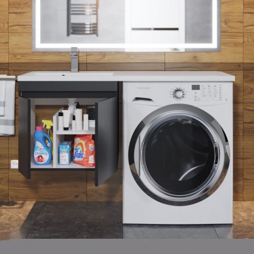 Тумба с раковиной Uperwood Magenta 51930205152 120х50 цвет черный - фото 3