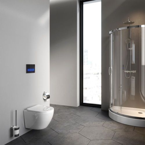 Унитаз подвесной Am.Pm Like C801900SC белый с сиденьем микролифт безободковый каскадный смыв - фото 4