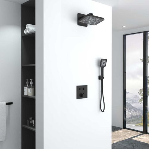 Душевая система Vincea VSFW-421I4MB встраиваемая в стену цвет черный
