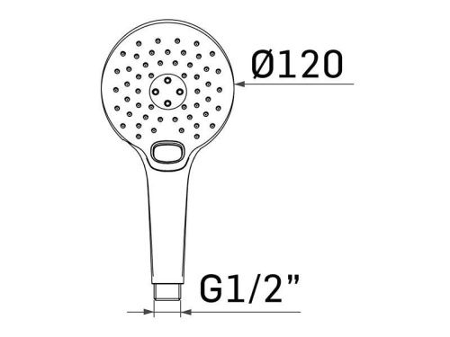 Душевая лейка Mamoli Shower Systems 2070001 цвет хром - фото 2