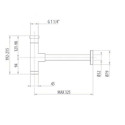 Сифон для раковины Gattoni Accessori 0162/00C0 хром - фото 2