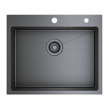 Кухонная мойка Raglo R701 R701.6050.09 60х50 цвет серый поверхность матовая