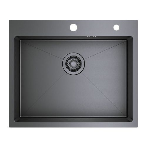 Кухонная мойка Raglo R701 R701.6050.09 60х50 цвет серый поверхность матовая - фото 2